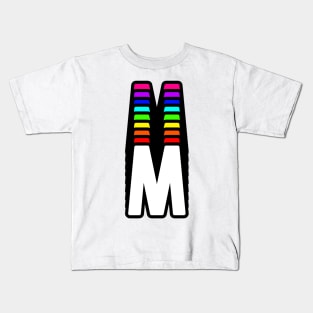 Rainbow Letter, M Kids T-Shirt